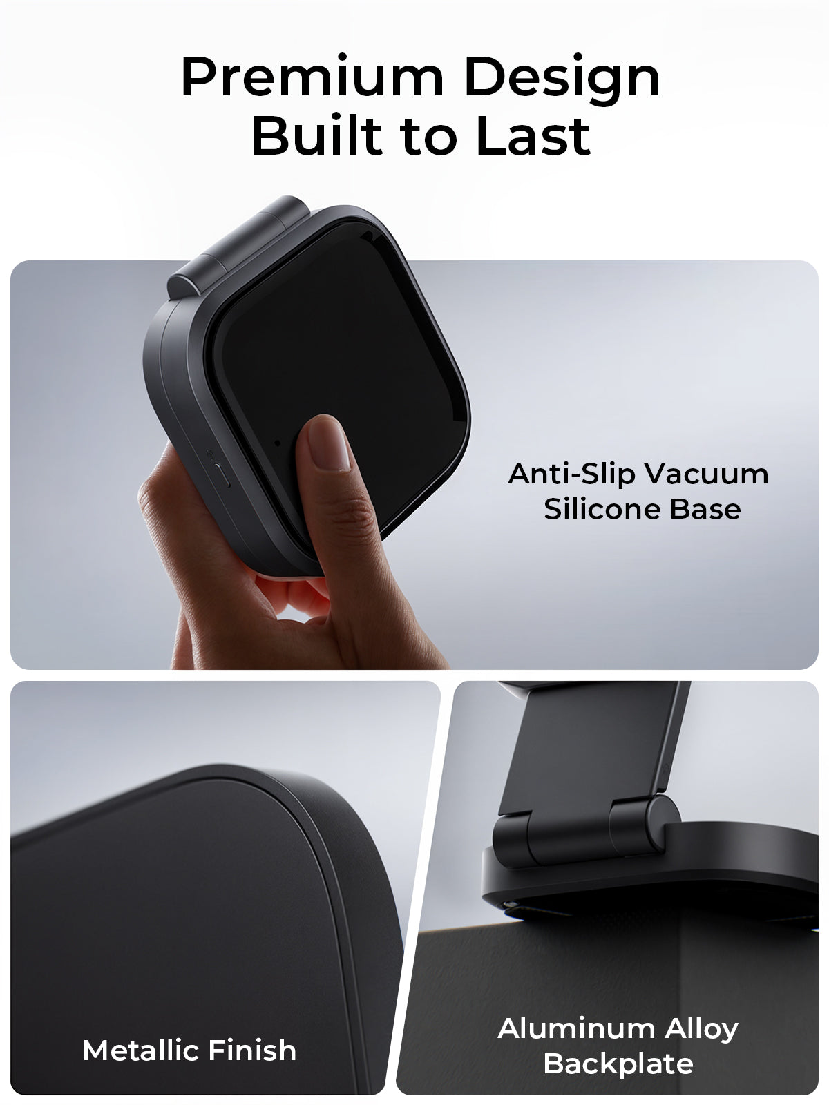 AUKEY MagFusion L Qi2 2-in-1 Foldable Magnetic Fast Wireless Charging Station LC-MC211