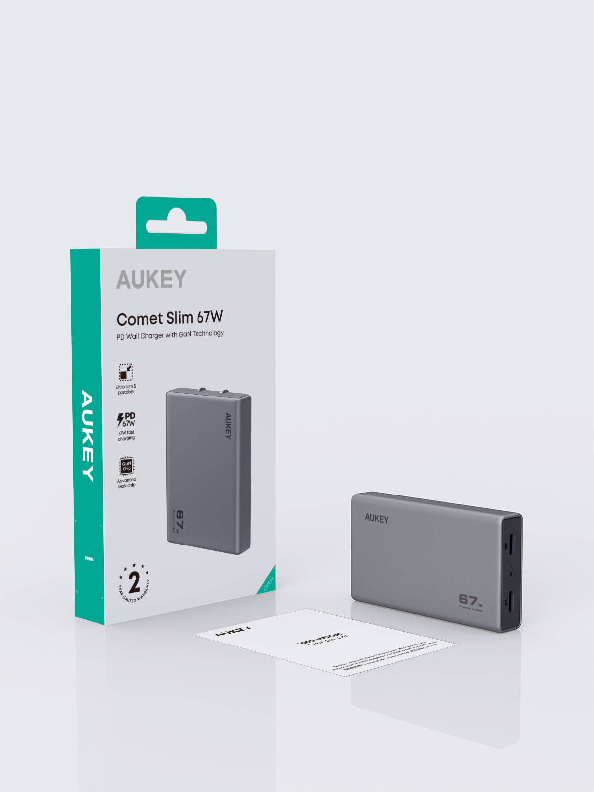 AUKEY Comet Slim 67W PD Wall Charger with GaN Technology PA-C4