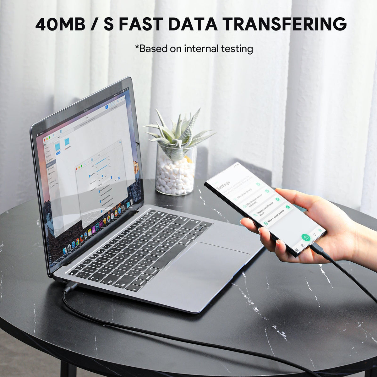 AUKEY CB-NCC | 60W 1m USB-C to USB-C Cable