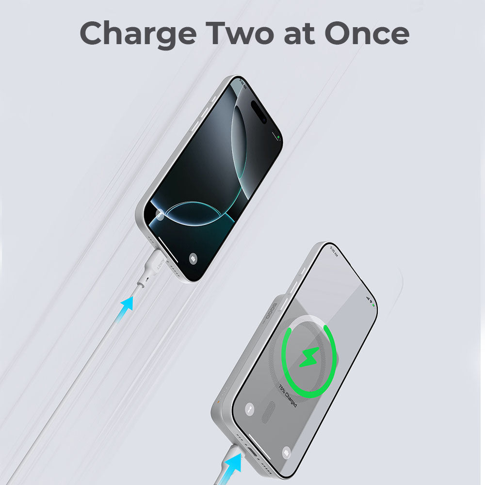 AUKEY MagFusion 5000 Slim 5000mAh Magnetic Wireless Charging Power Bank PB-MS03