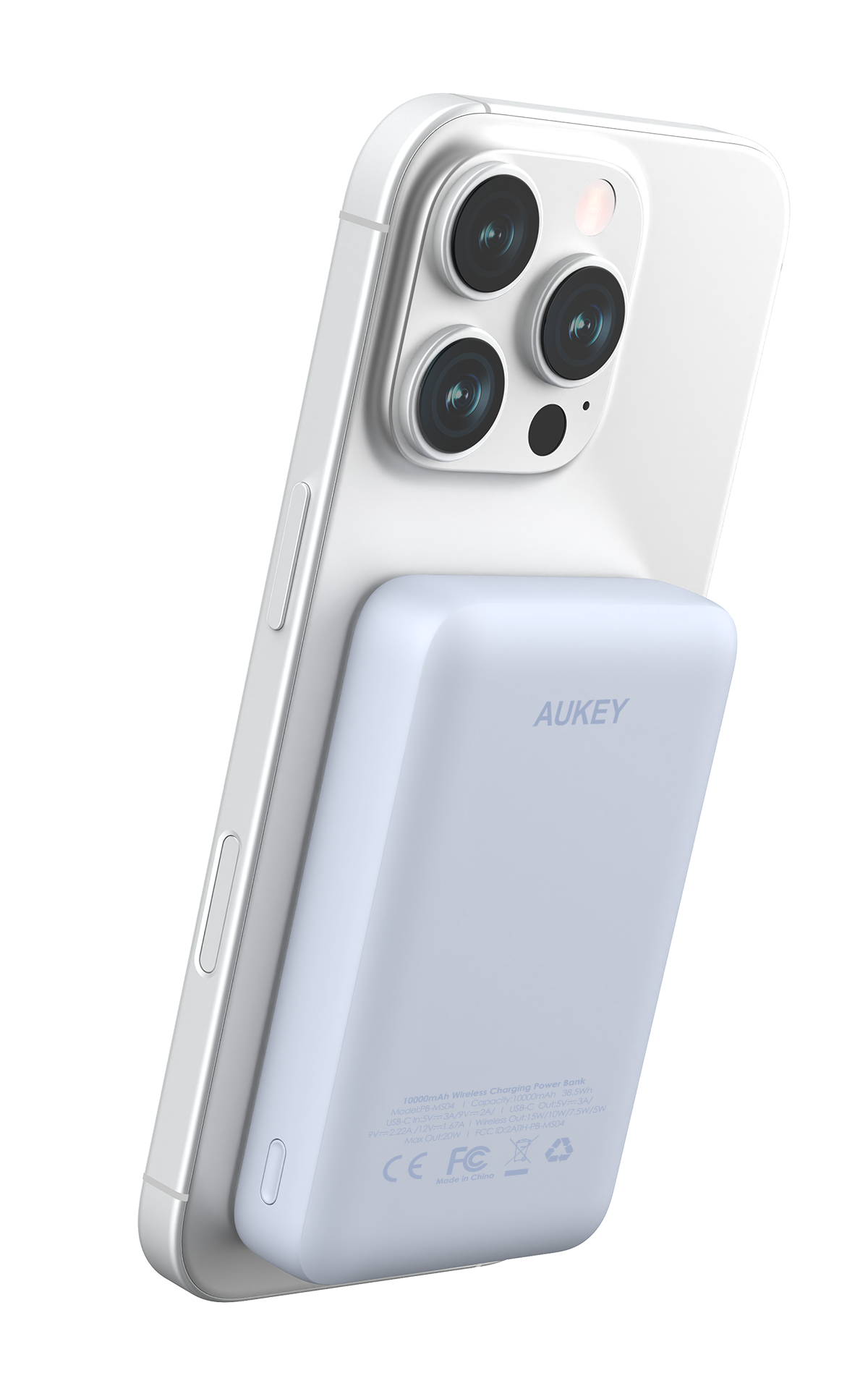 AUKEY MagFusion 10000 10000mAh Magnetic Wireless Charging Power Bank PB-MS04
