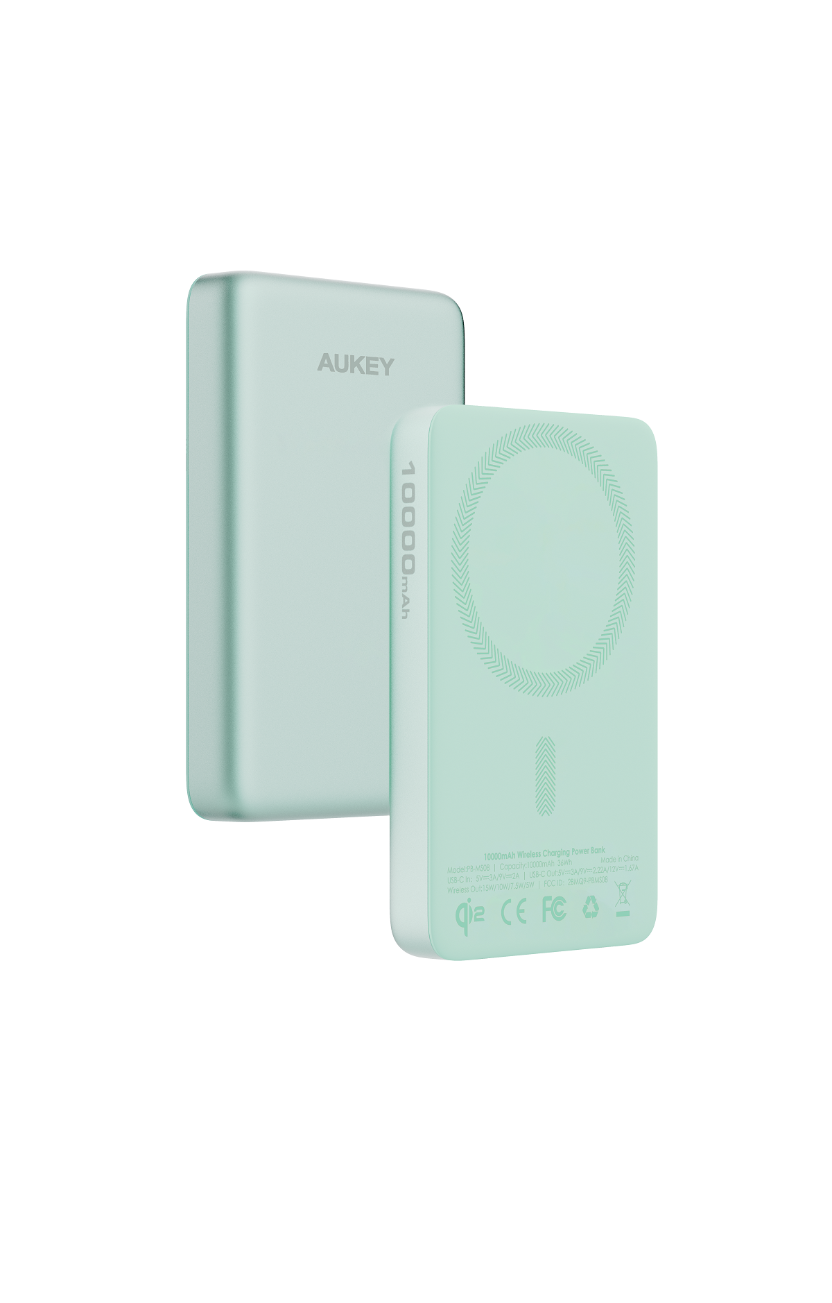 AUKEY MagFusion M 10000 20w Qi2 Magnetic Wireless Charging Power Bank PB-MS08