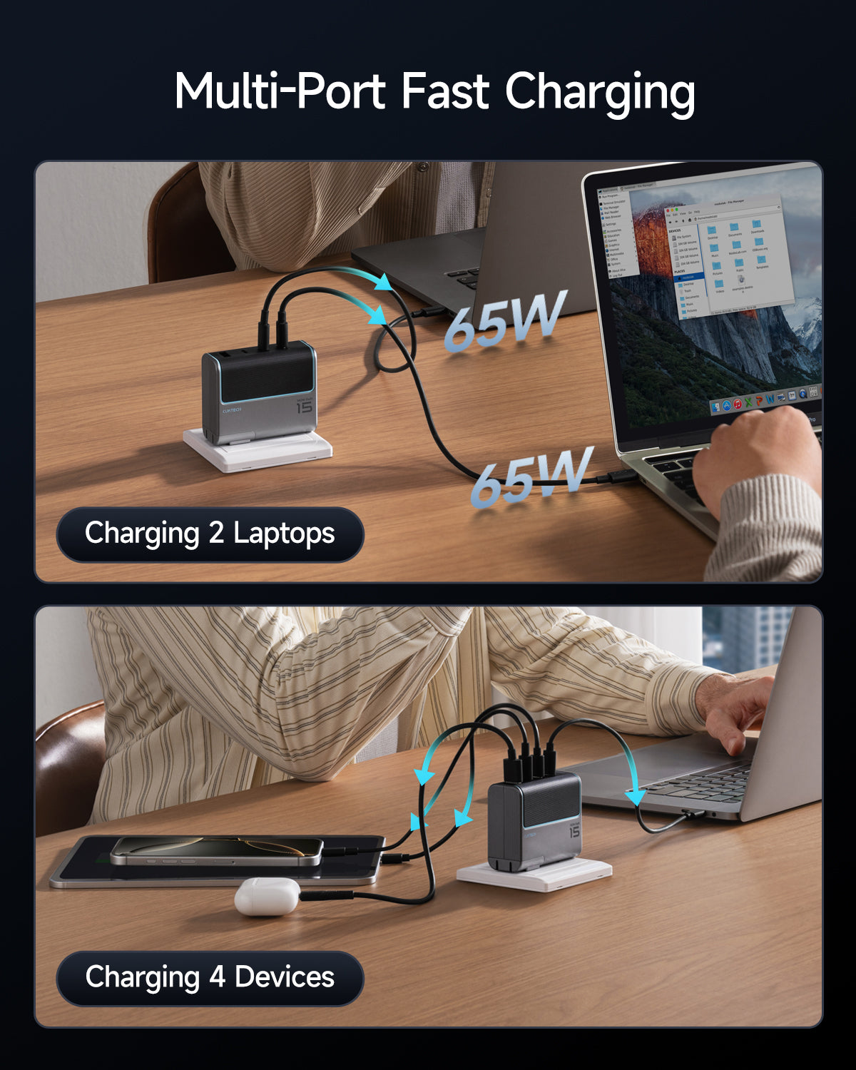 CUKTECH 4-in-1 USB-C Charger 140W