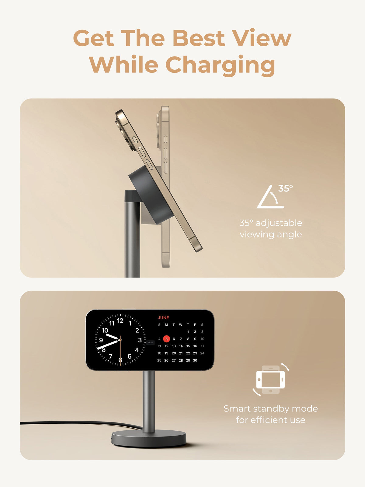AUKEY Qi2.2 MagFusion 1X Magnetic Wireless Charger LC-MC111 (Wall Charger Not Included)