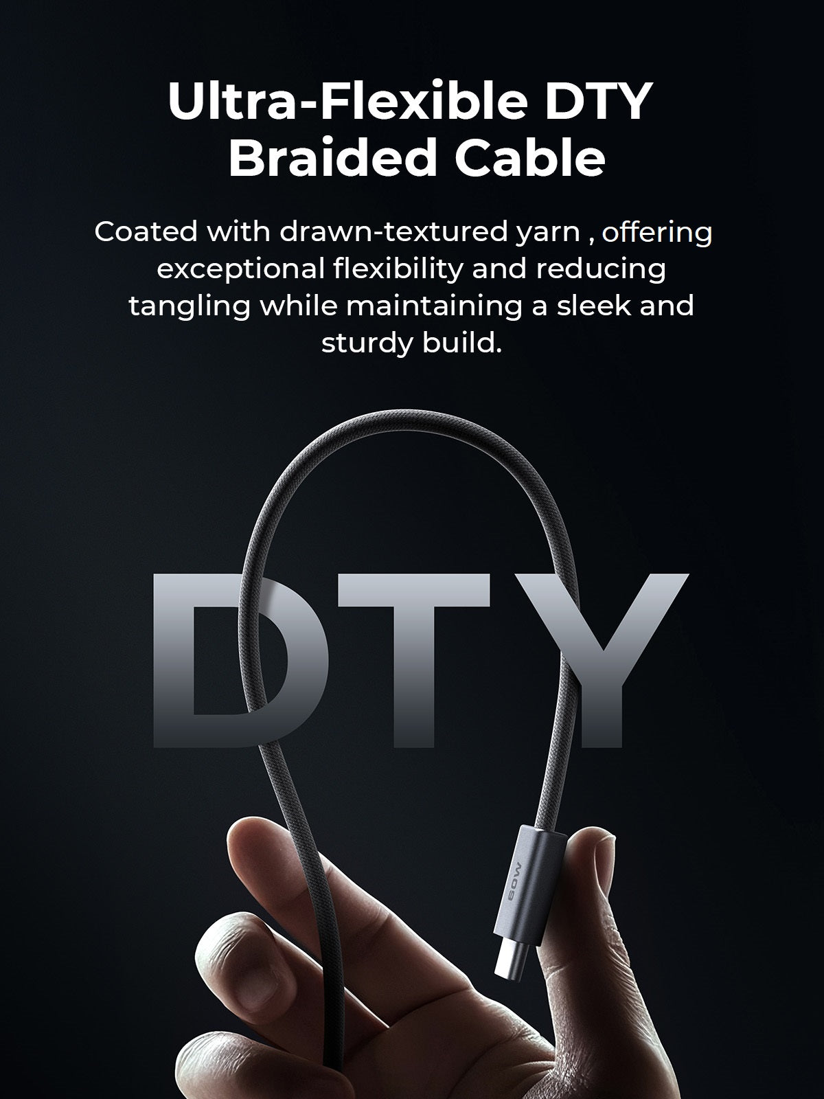 AUKEY CB-DCC241 Circlet Blink 240W 1m DTY Braided USB-C to USB-C Cable