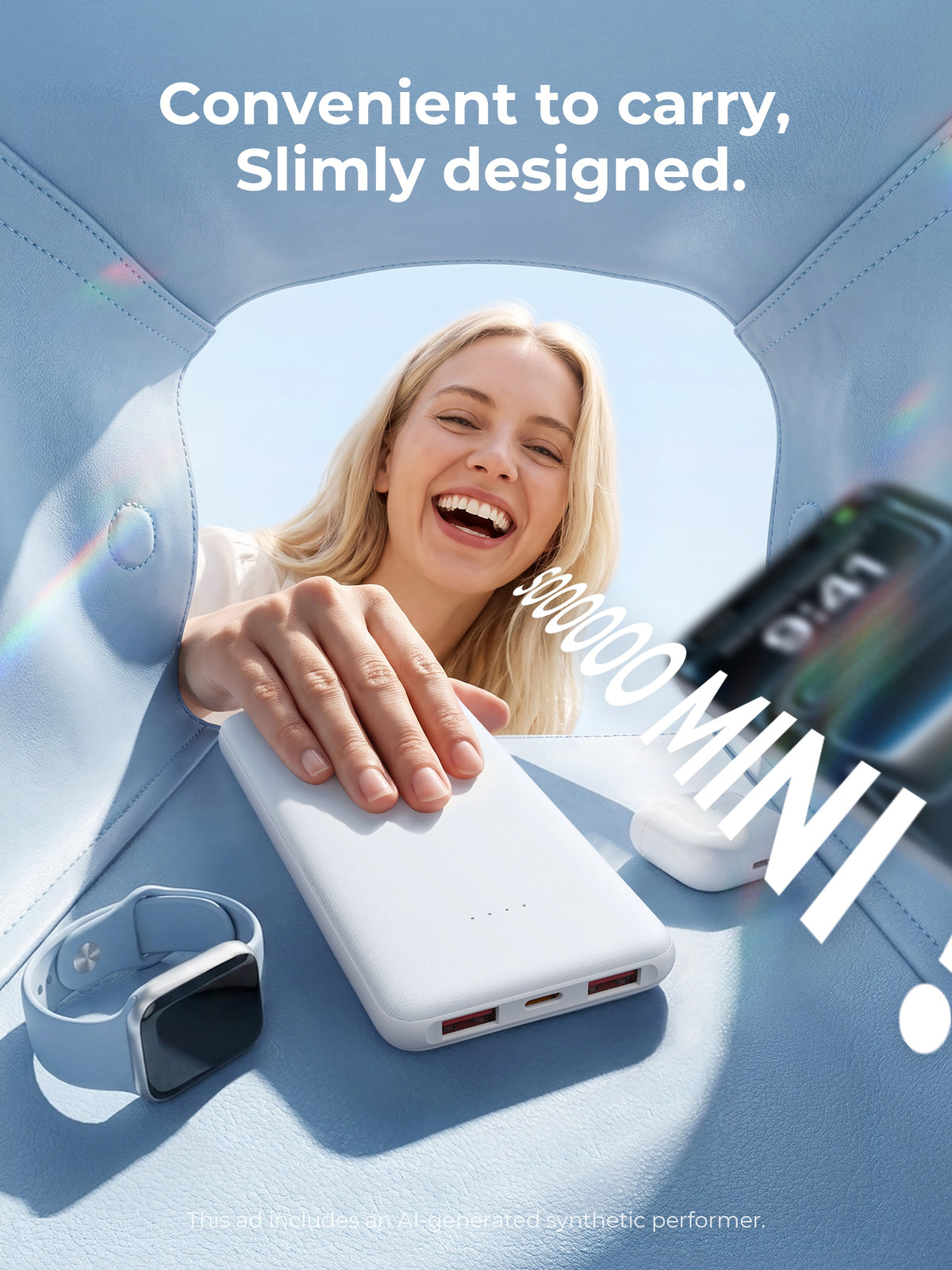 Aukey Basix Lite 10000mAh 22.5WPD Fast Charging Power Bank PB-Y103