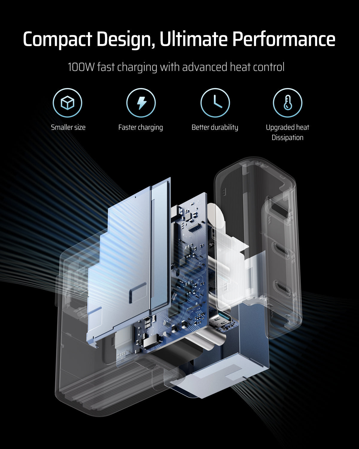 CUKTECH N0.10 100W GaN Charger