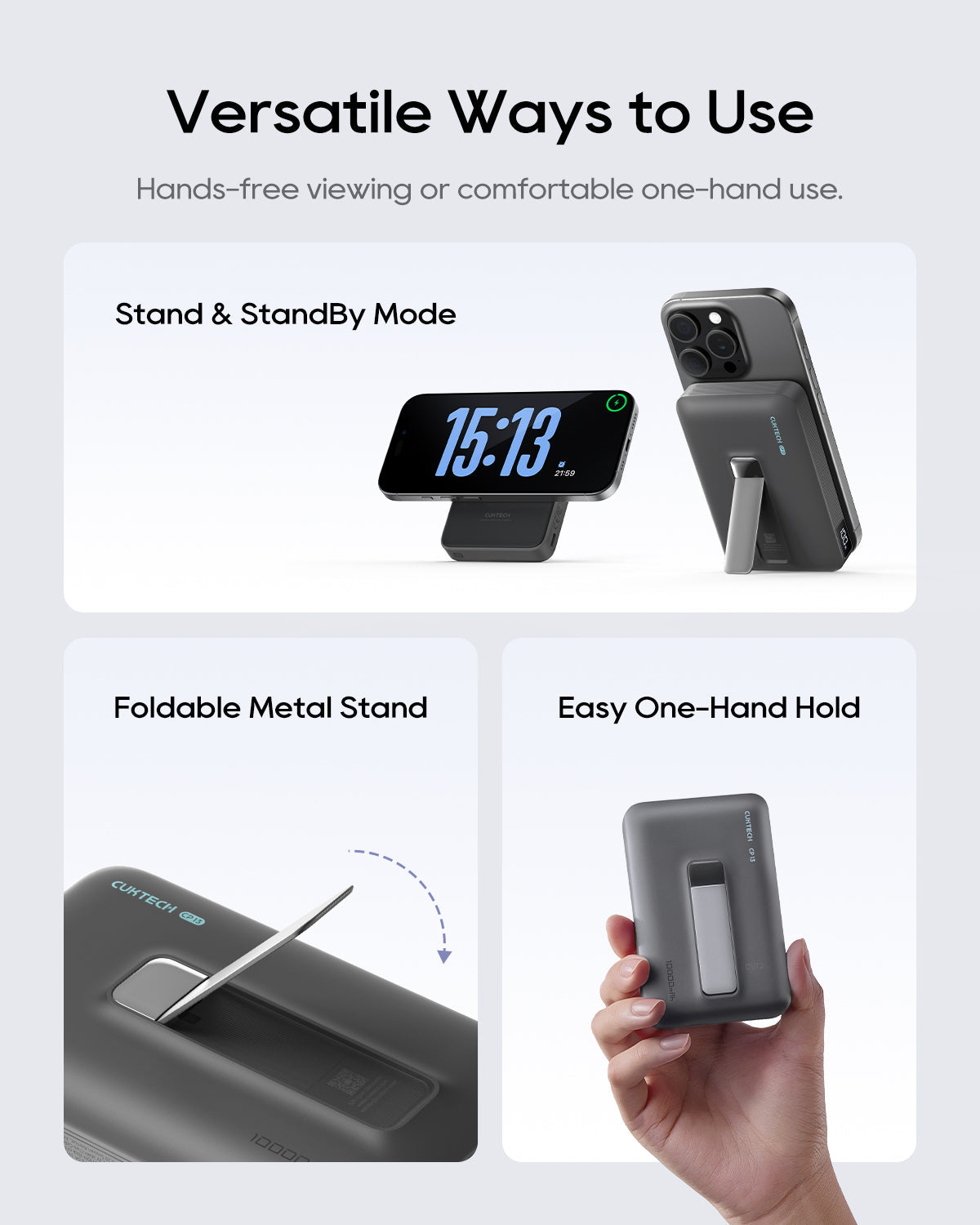 CUKTECH Magnetic Power Bank CP13 Qi2