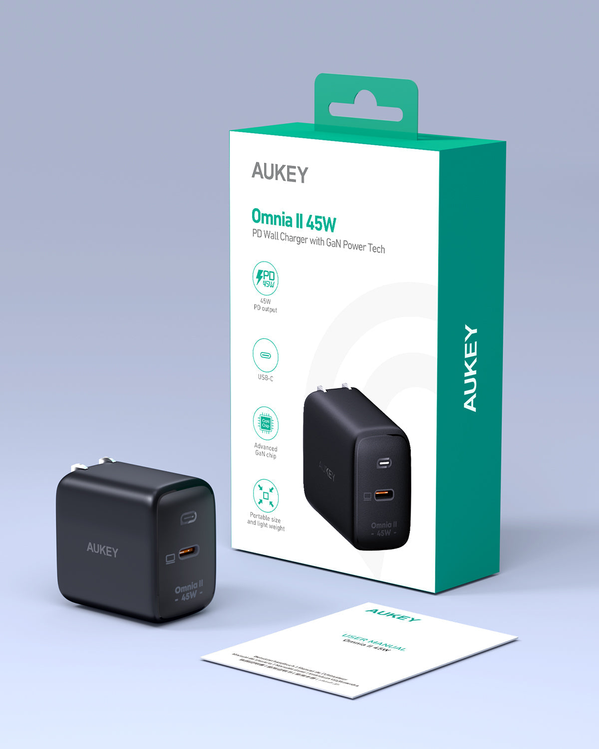 AUKEY 45W USB-C PD Charger PA-B2T