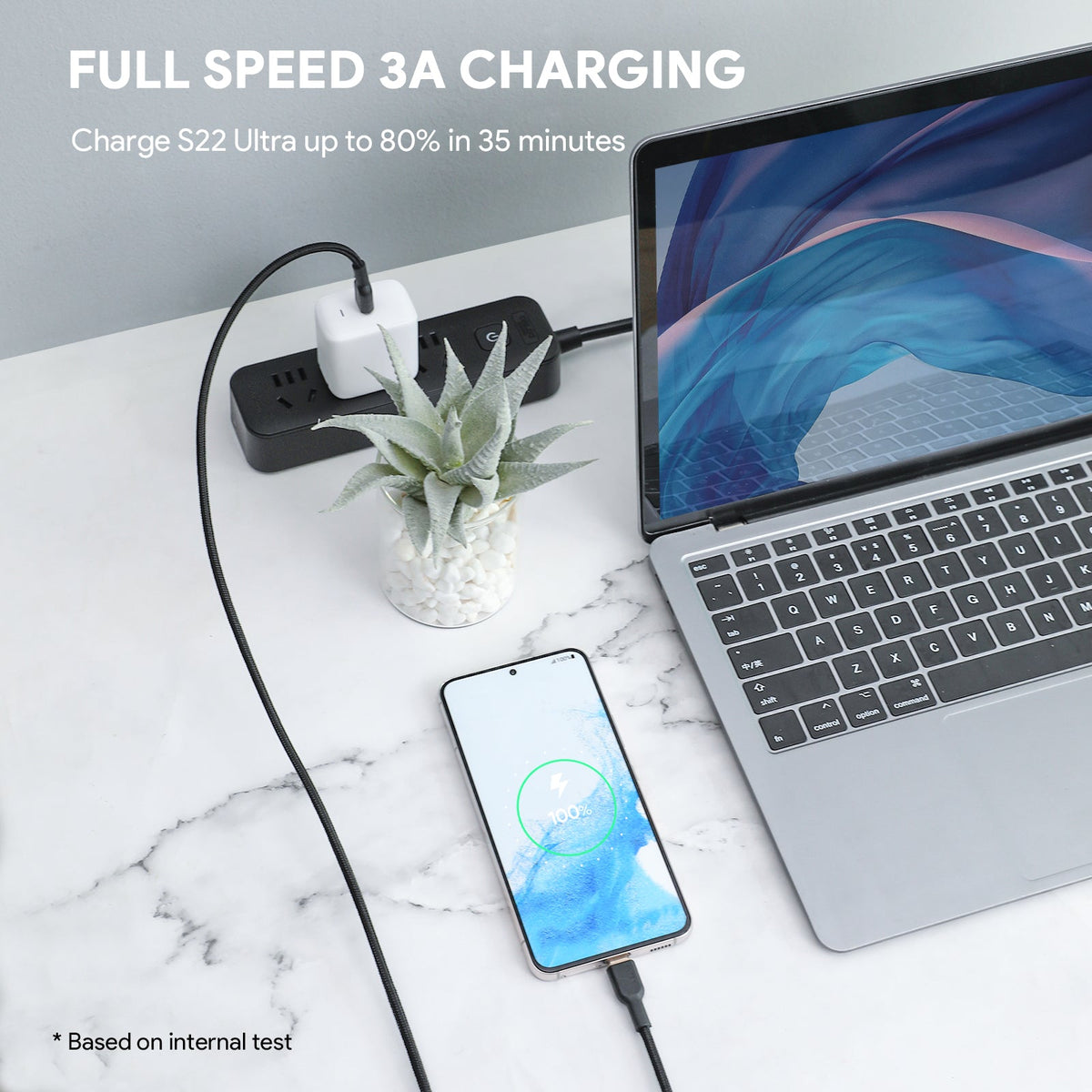 AUKEY CB-NCC | 60W 1m USB-C to USB-C Cable