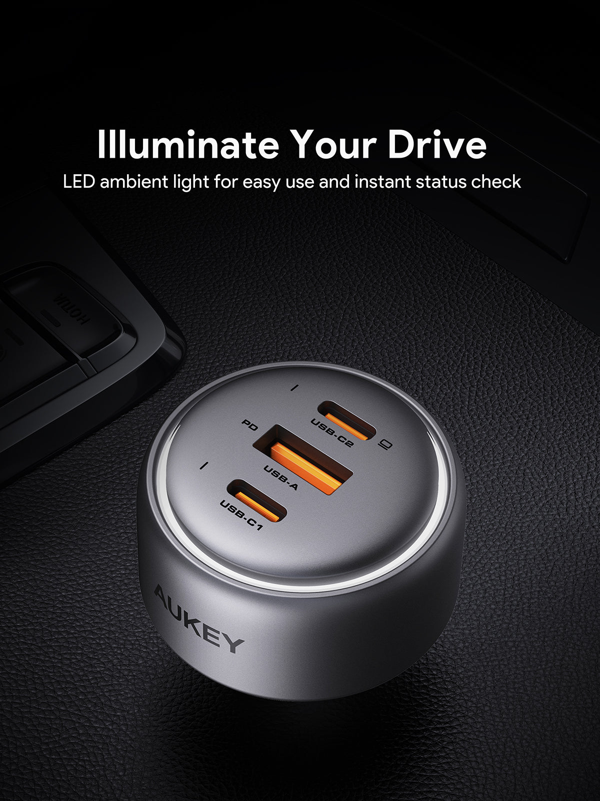 AUKEY CC-P4 Pathfinder Fast Charging Car Charger