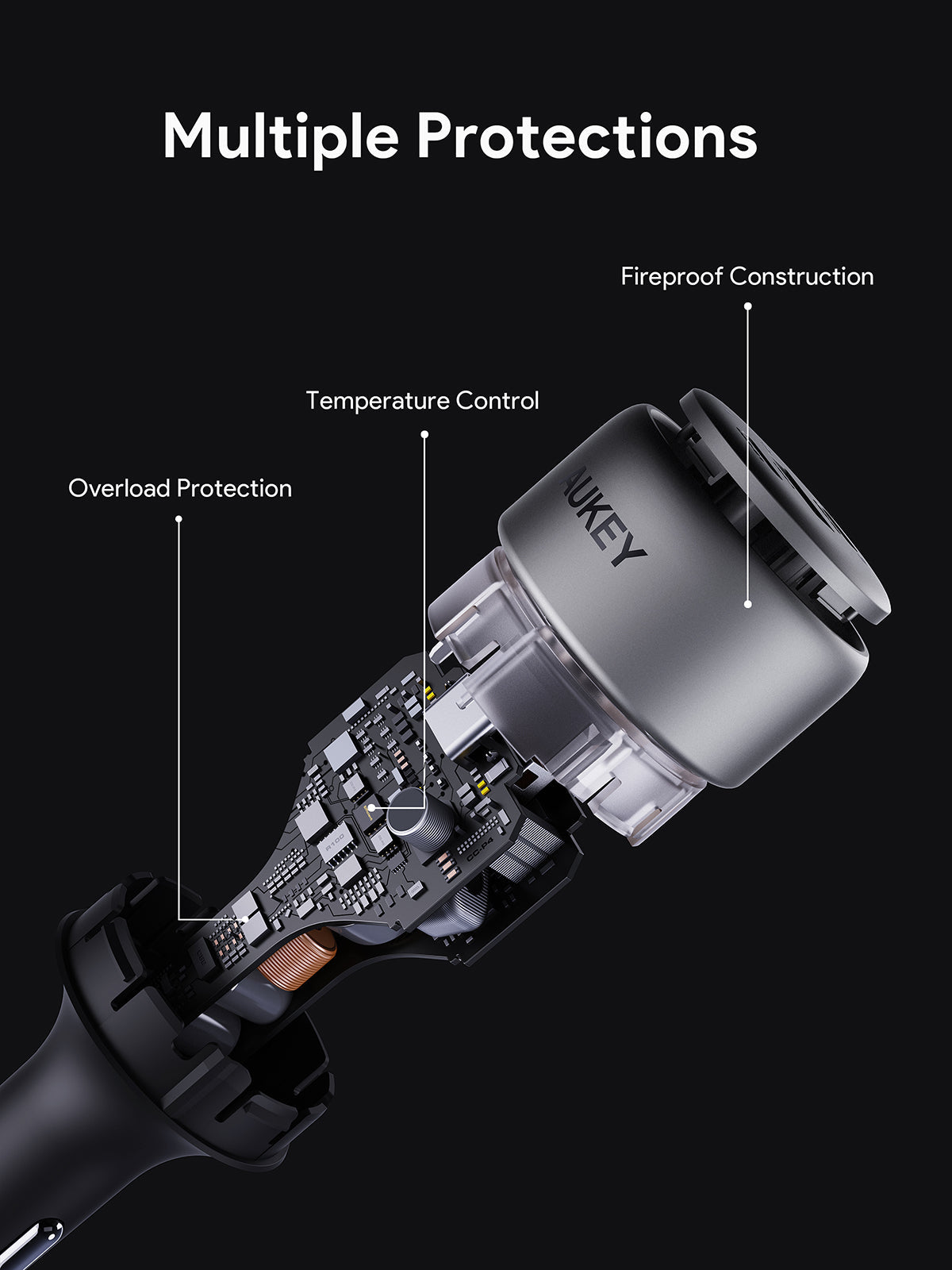AUKEY CC-P4 Pathfinder Fast Charging Car Charger