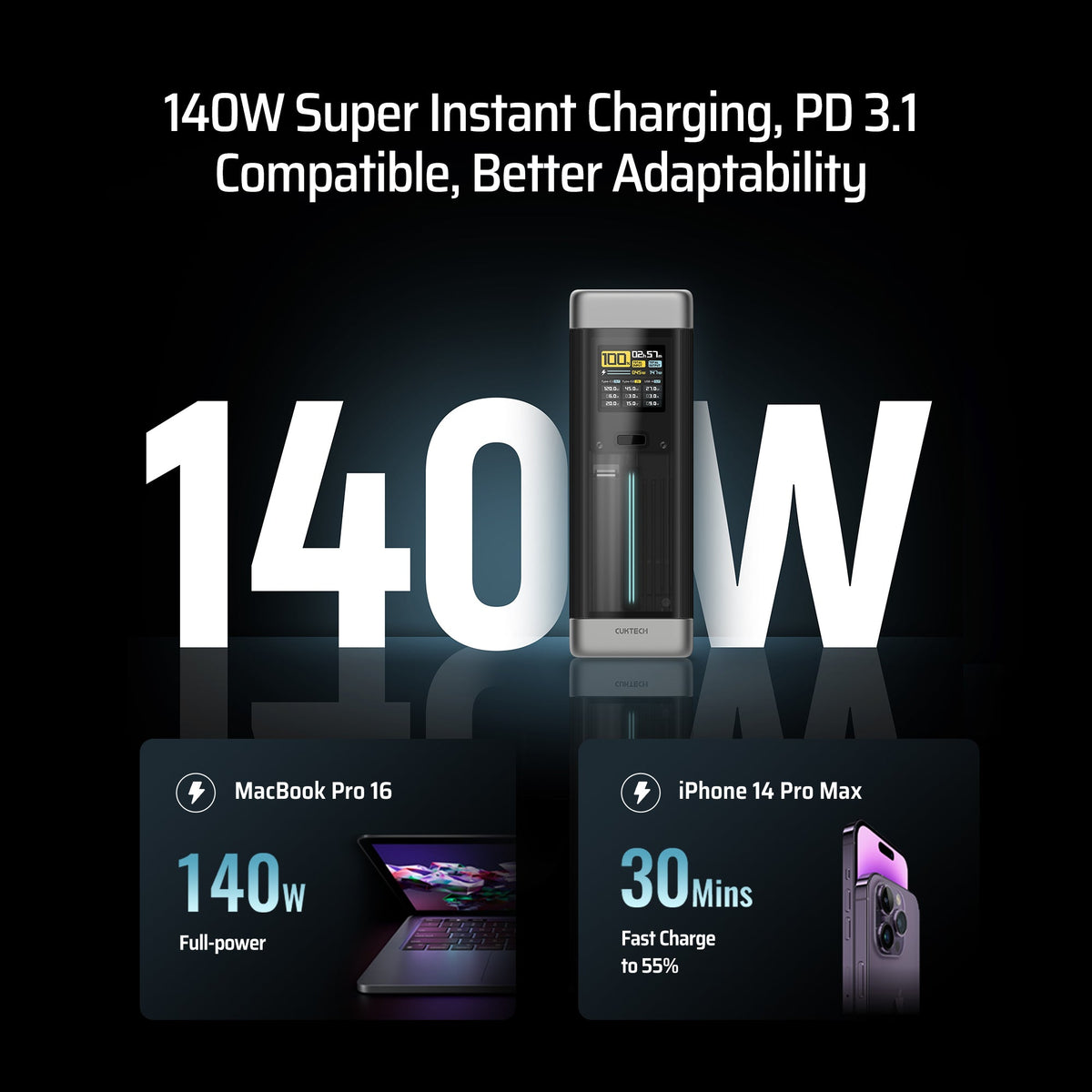 CUKTECH 20 Power Bank 25000mAh 210W