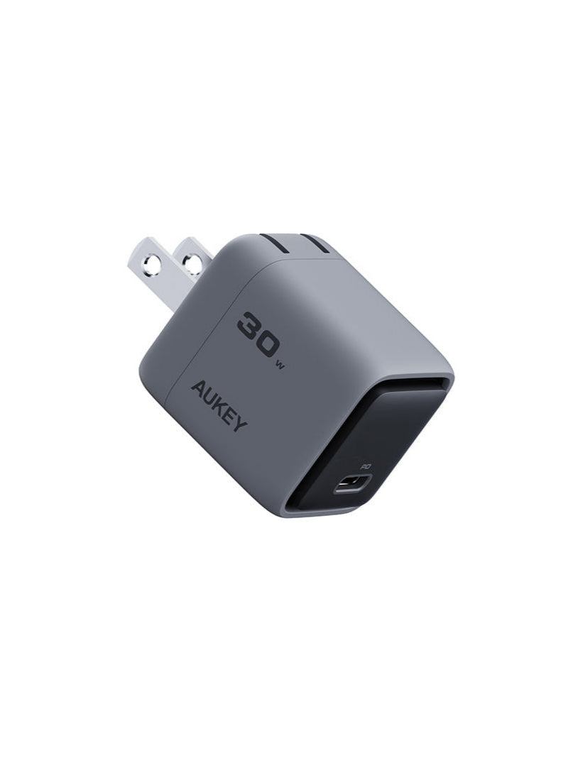 AUKEY Comet 30W PD Wall Charger Foldable with GaN Technology PA-C1