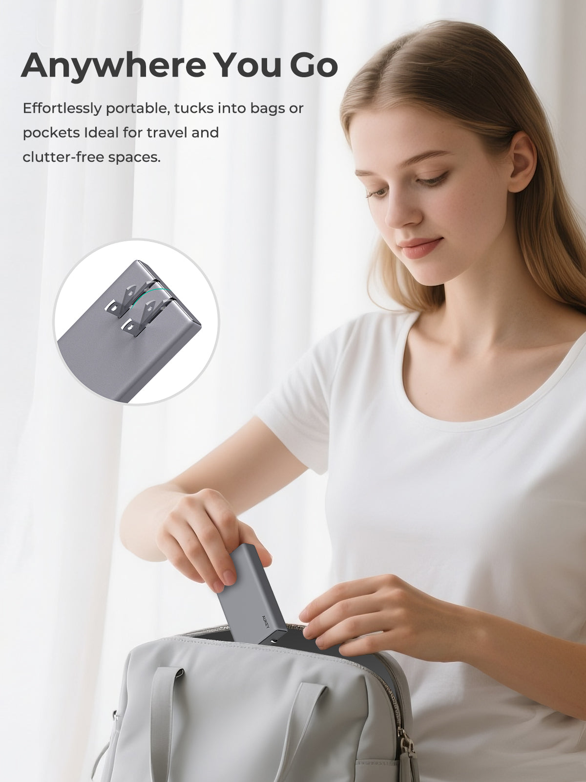 AUKEY Comet Slim 67W PD Wall Charger with GaN Technology PA-C4