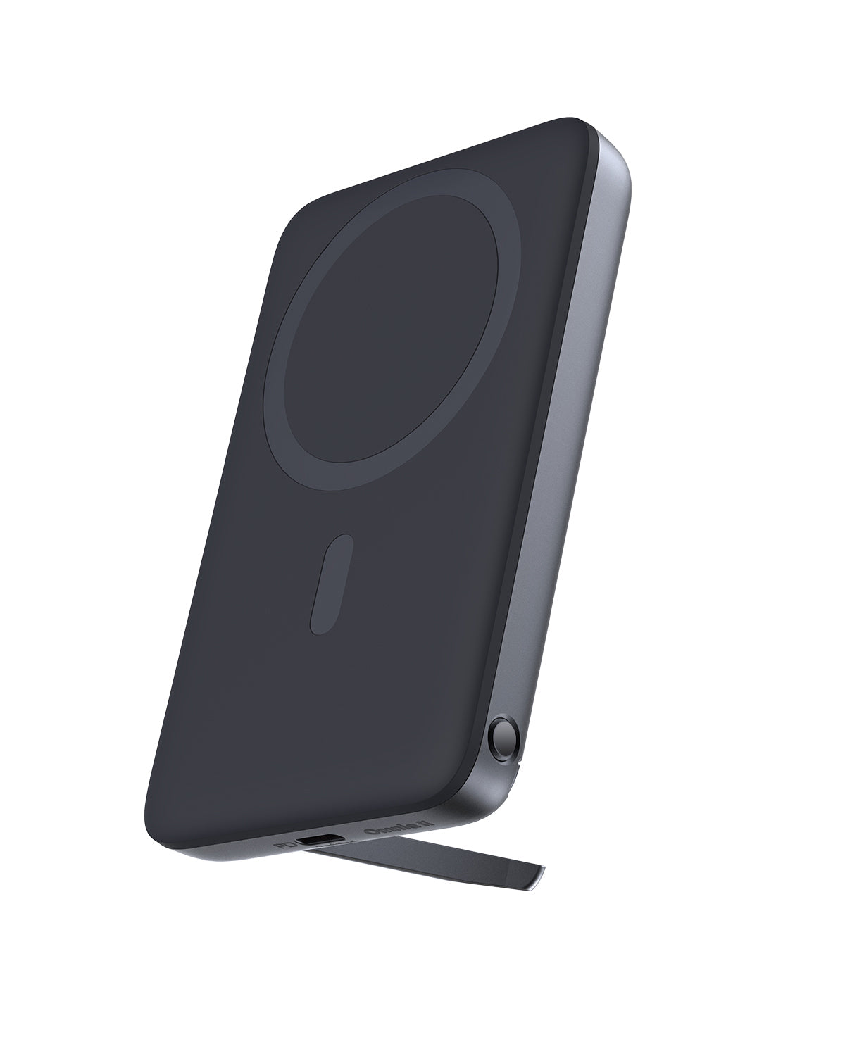 AUKEY MagFusion 6700 6700mAh 20W Magnetic Wireless Charging Power Bank USB C-C  Included Gray PB-MS01