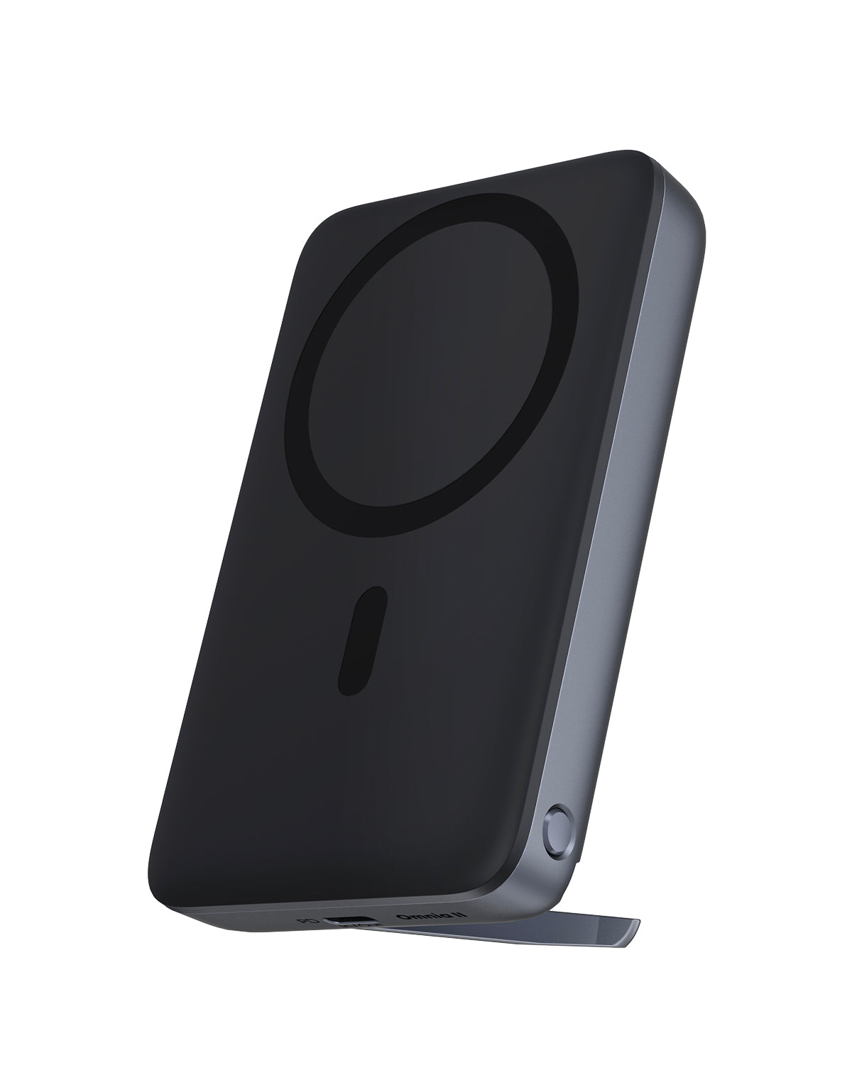 AUKEY MagFusion 10000 10000mAh 30W Magnetic Wireless Charging Power Bank USB C-C  Included Gray PB-MS02