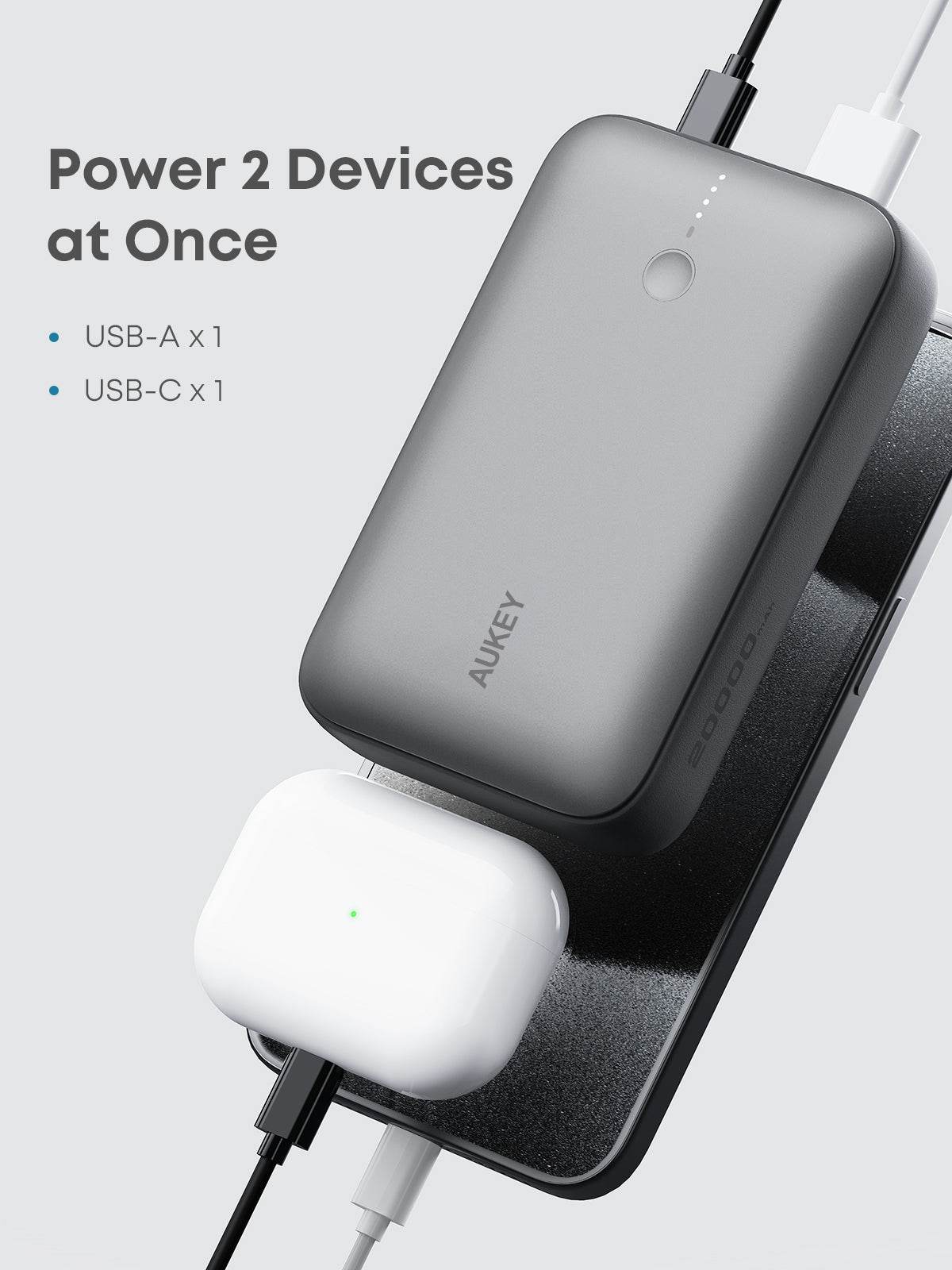 AUKEY Spark Mini 20000mAh Compact Fast Charging Power Bank PB-Y57