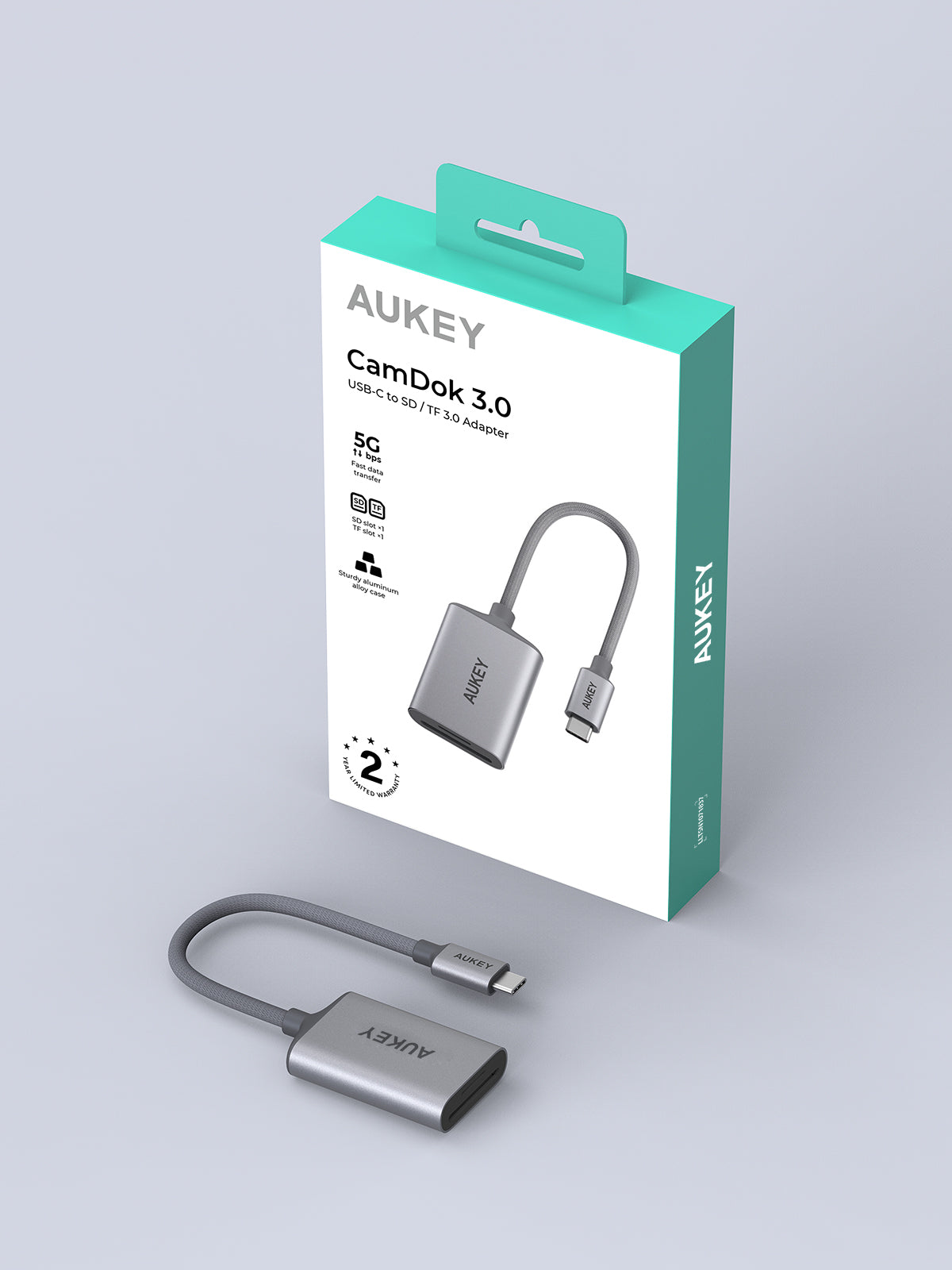AUKEY UH-C01 USB-C to Card Reader Hub Adapter