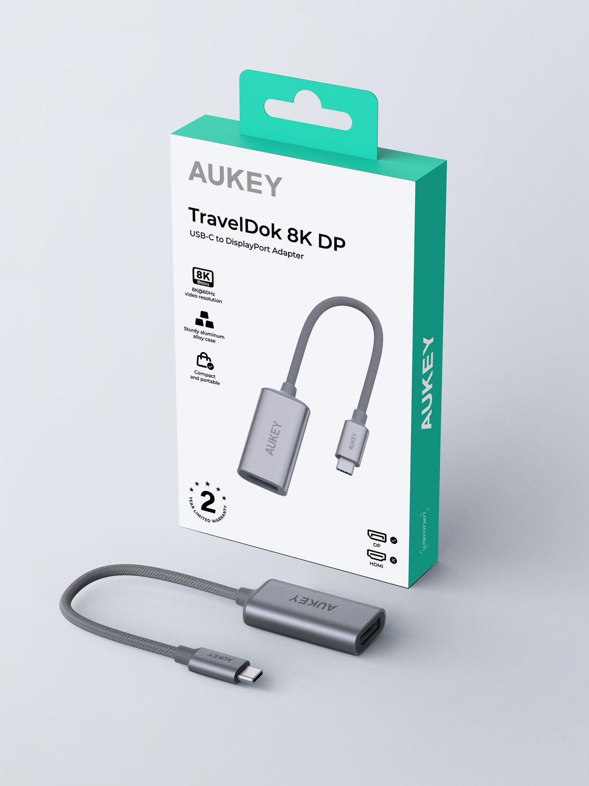 AUKEY UH-D01 USB-C to Displayport Hub Adapter