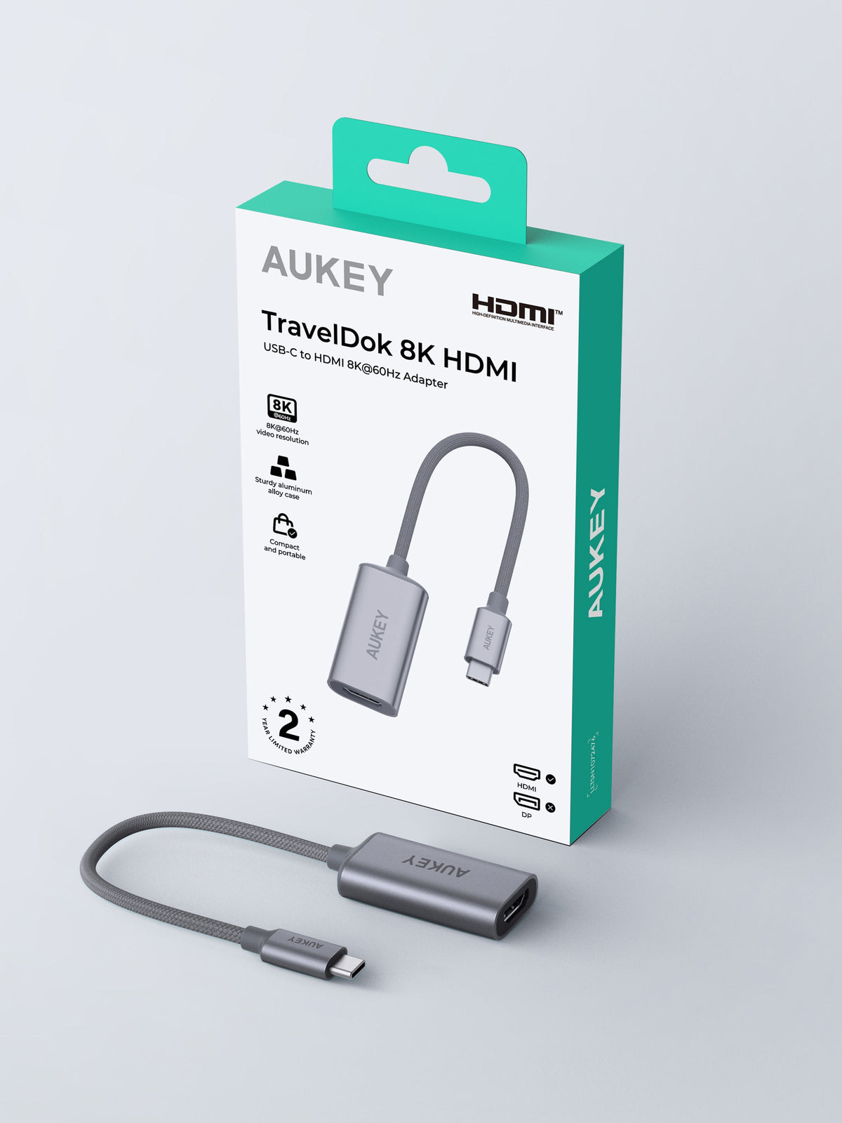 AUKEY UH-H02 USB C to HDMI2.1 Hub Adapter